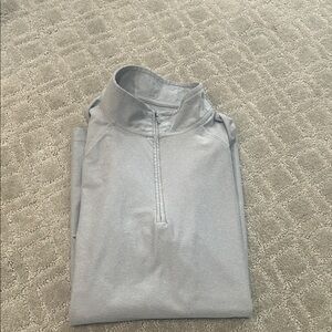 Rhone Men's Gray Quarter-Zip Sweater size small